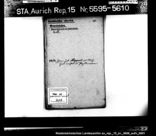 Hausierkonzessionen und -gesuche: Johann Hust Hitzegrad aus Aurich, Handel mit Glaswaren