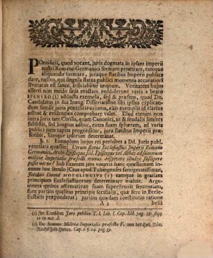 Programma quo magnificum Dominum Academiae Rectorem ... ad inauguralem dissertationem L. C. Aemingae ... invitat, insimulque de influxu doctrinae: Ecclesia non sitit sanguinem, in iure publ. Germ. disserit ... Christianus Nettelbladt