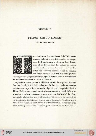 VI. L'Ilion gréco-romain