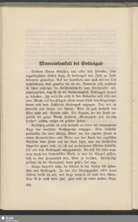 Mooreinsamkeit bei Gottesgab