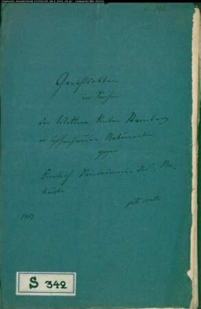 Steinberg, Nathans Witwe in Hohenhausen gegen Friedrich Simonsmeier in Hohenhausen