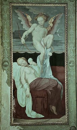 Amor erscheint der schlafenden Psyche