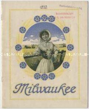 Getreideerntemaschinen der Milwoukee (Harvester Company) in USA