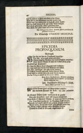 48-62, Epicedia Propinquorum