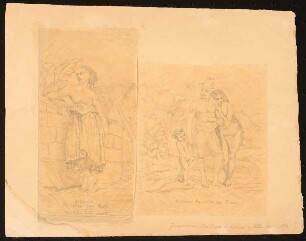 Sklavenmädchen von Bali und malayische Familie von Timor: Zwei Blätter mit Personenansichten zu Zimmermann: Die Inseln des Indischen und Stillen Meers, 1863