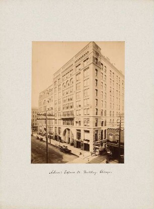 Adams Express Company Building, Chicago: Ansicht