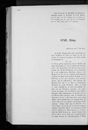 CCXIV. Sitzung.
