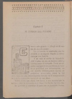 Capítulo X - El terror del pasado