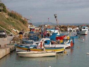 Fischereihafen von Selinunt an der Südküste