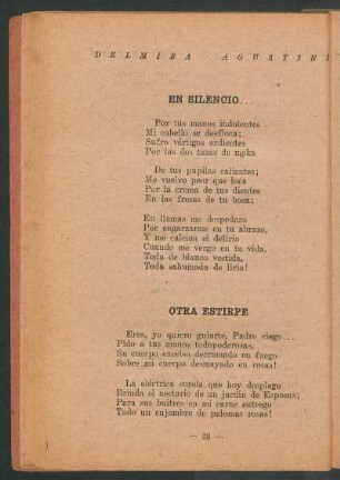 En silencio...