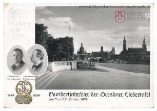 Hundertjahrfeier der Dresdner Liedertafel