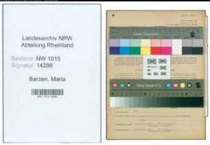 Entnazifizierung Maria Barzen , geb. 13.01.1897 ()