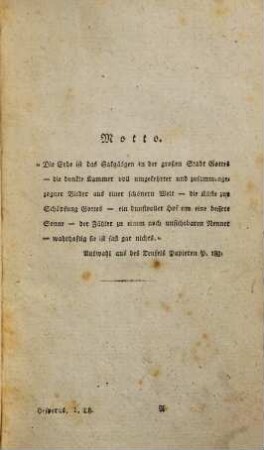Hesperus, oder 45. Hundsposttage : Eine Biographie, 1