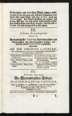 D2r-D2r, III. Schema Genealogicum Generale.