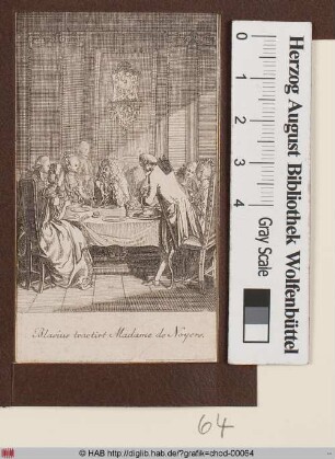 Blasius tractiert Madame de Noyers