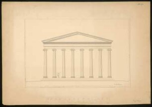 Tempel, Messa: Vorderansicht