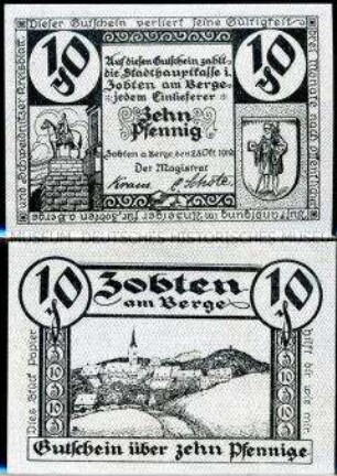 Zobten, Schlesien 10 Pfennig