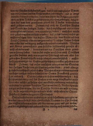 Sendschreiben Der Königlichen Majestat zu Franckreich. An Die Chur vnd Fürsten, Stände, vnd Städte des Heiligen Römischen Reichs Teutscher Nation, Darinn sie sich jhrer kriegßrüstung halben auffs kürtzest erkleret anno 1552.