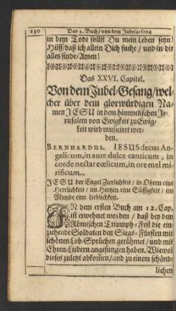 Das XXVI. Capitel.
