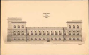 Technische Hochschule Berlin Chemiegebäude: Westansicht