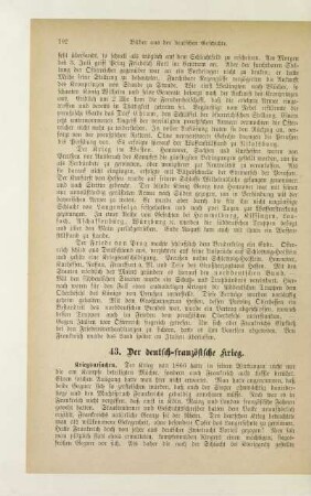 43. Der deutsch-französische Krieg