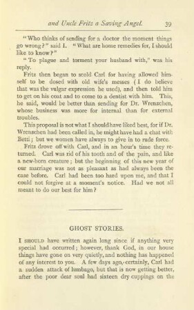 Ghost stories