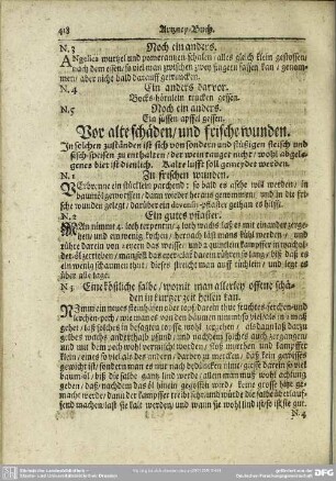 Vor alte schäden, und frische wunden