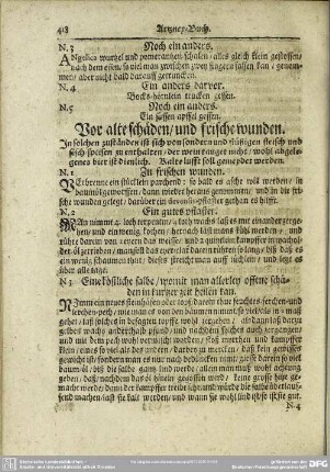 Vor alte schäden, und frische wunden