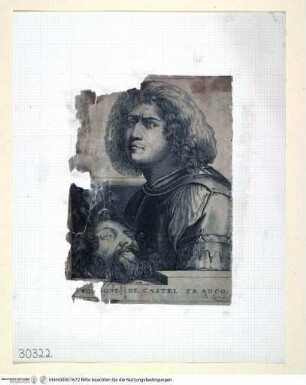 Portrait des Giorgione - Porträt Giorgione De Castel Franco
