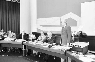 Lörrach: Neues Rathaus; Regio Conférence Tripartite; Konferenzvorsitz