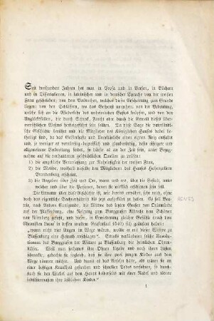 Die weiße Frau : geschichtliche Prüfung der Sage und Beobachtung dieser Erscheinung seit dem Jahre 1486 bis auf die neueste Zeit