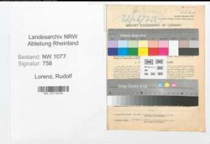 Entnazifizierung Rudolf Lorenz , geb. 11.06.1900 (Polizist)