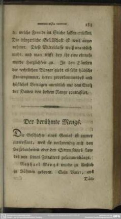 Der berühmte Mengs