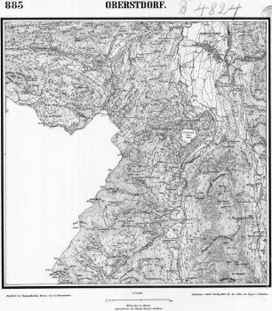 885 Oberstdorf [Topographische Karte von Bayern 1:25.000 (Positionsblätter)]