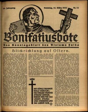 Ausgabe vom Sonntag, den 14. März 1937.