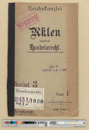 Handelsrecht und Handelsgesetzbuch: Bd. 1