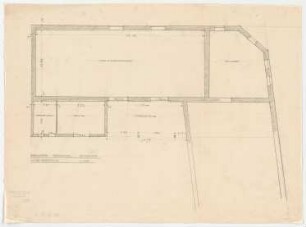Thiersch, Friedrich von; Egmating bei Glonn; Brauerei, Erneuerung des Dachstuhls - Scheune (Grundriss)