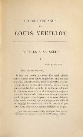 Correspondance de Louis Veuillot : (Publiée par Eugène Veuillot), 2