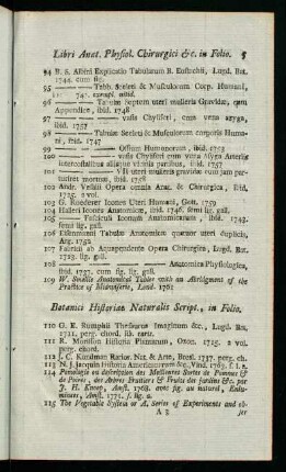 5-6, Botanici Historiae Naturalis Script., in Folio