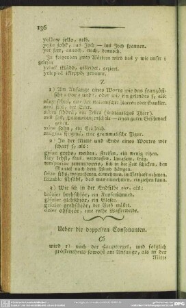 Ueber die doppelten Consonanten