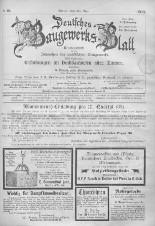 43. Jahrgang. No 26.