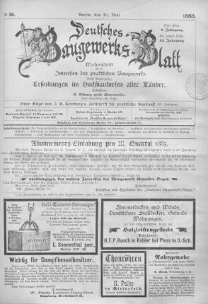 43. Jahrgang. No 26.