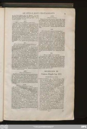Membrum III. Continens Exegesin Cap. XVI.