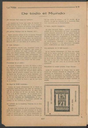 De todo el Mundo [Notas]