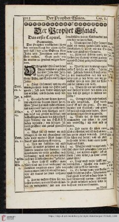 Der Prophet Esaias