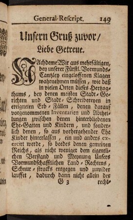 149-178, Von Gottes Gnaden, wir Friderich Karl / Herzog zu Würtemberg und Teck, Graf ...