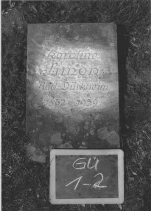 Grabstein GU/1/2