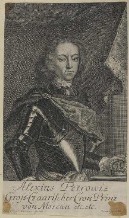 Bildnis des Alexius Petrowiz, Kron-Prinz von Moskau