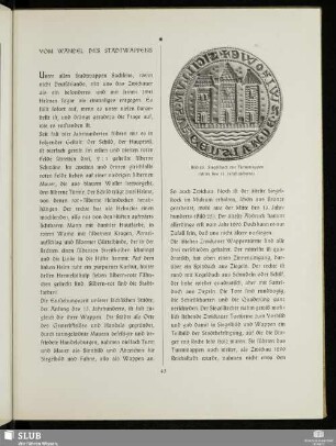 Vom Wandel Des Stadtwappens