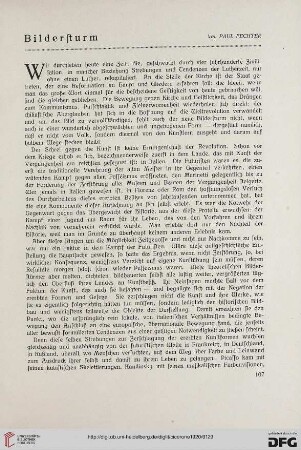 12.1920: Bildersturm
